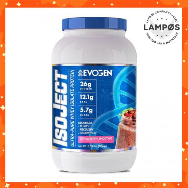 EVOGEN IsoJect Pure Whey Protein Isolate Cao Cấp, 896g (28 Lần Dùng ...